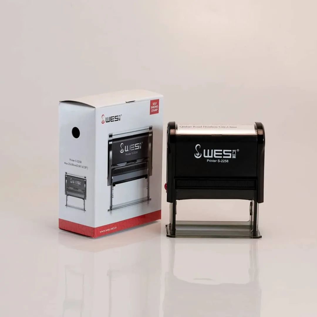 CACHET AUTO ENCREUR rectengle 18x47