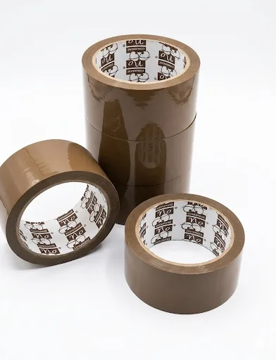 Ruban adegif 100m marron
