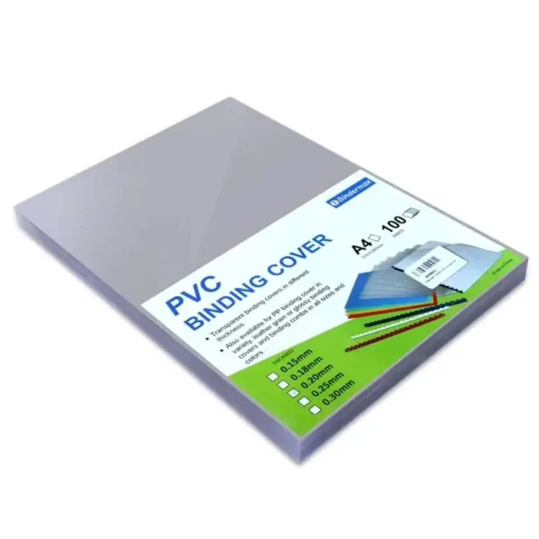 PAQUET TRANSPARANT RELIUR pour couverture