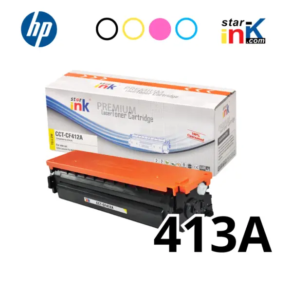 Cartouche Compatible 413A JAUNE