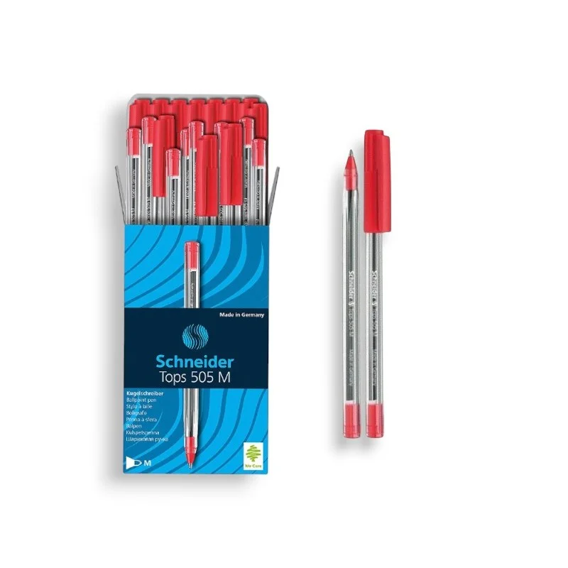 BOITE STYLO SCNEIDER ROUGE
