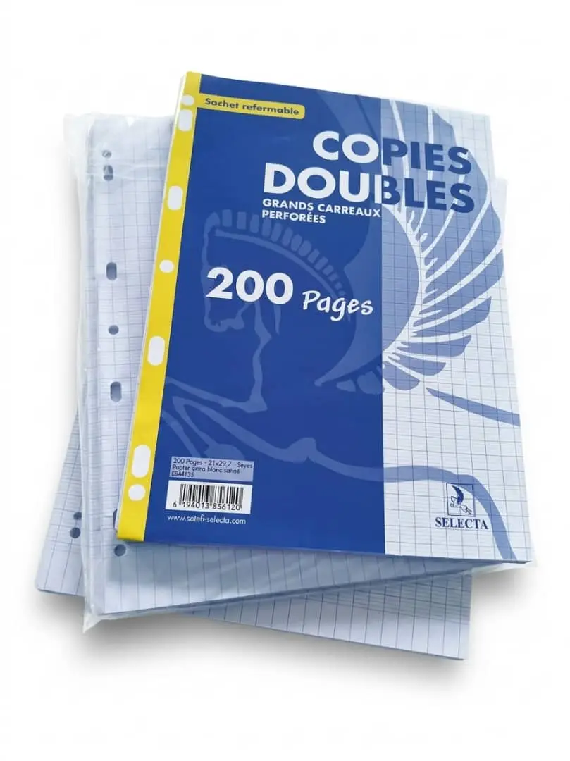 PAQUET COPIE DOUBLE GF PERFORE