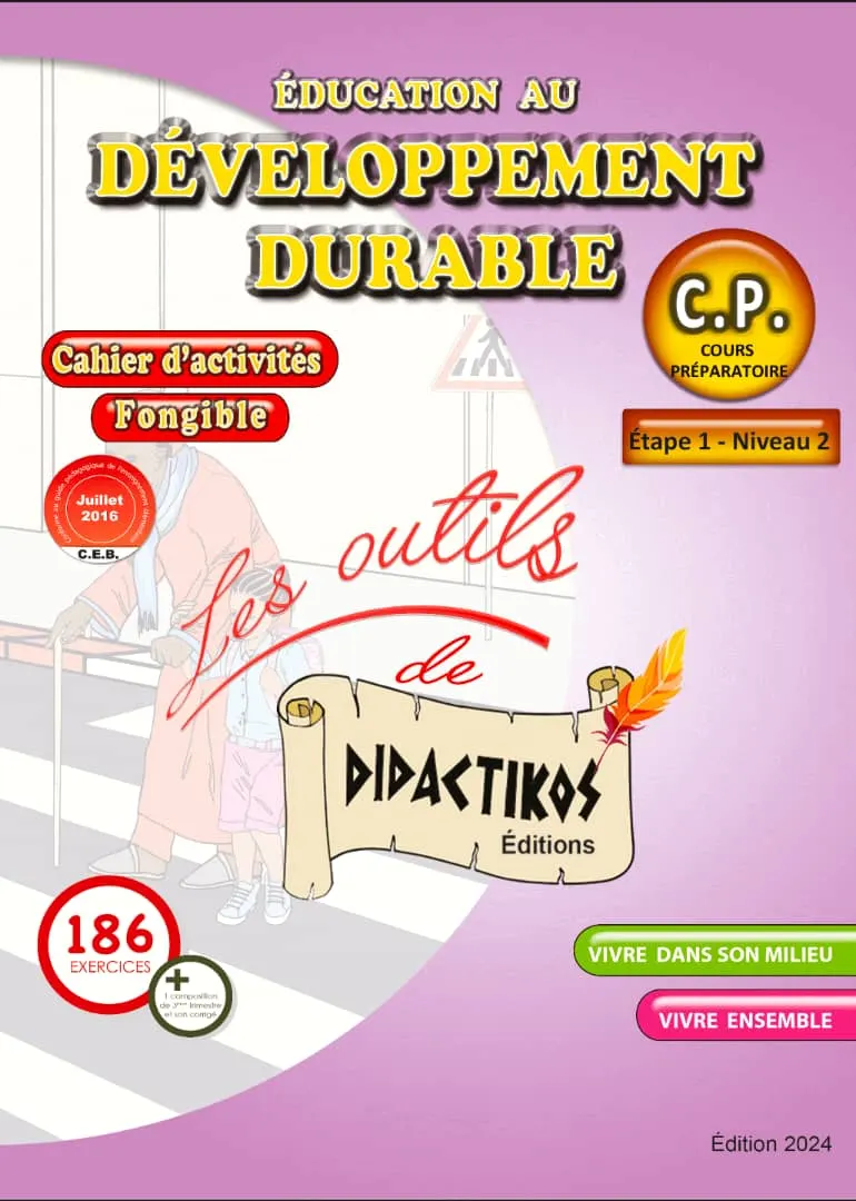 éducation au développement durable CP fongible cahier d'activité