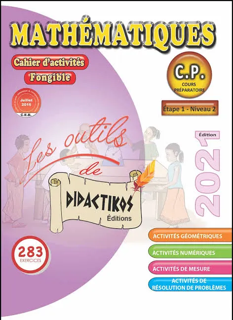 MATHEMATIQUE CP FONGIBLE cahier d'activité
