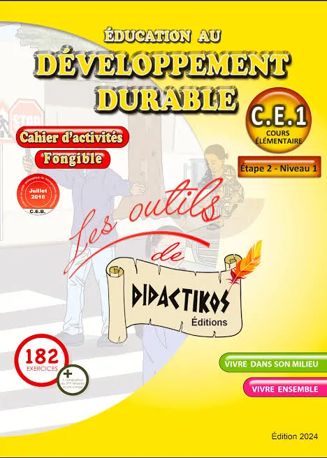 éducation au développement durable CE1 fongible cahier d'activité