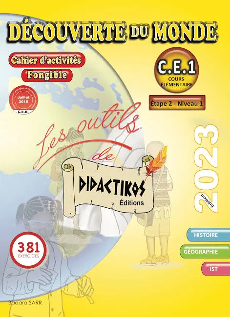 DECOUVERT DU MONDE CE1 fongible cahier d'activité