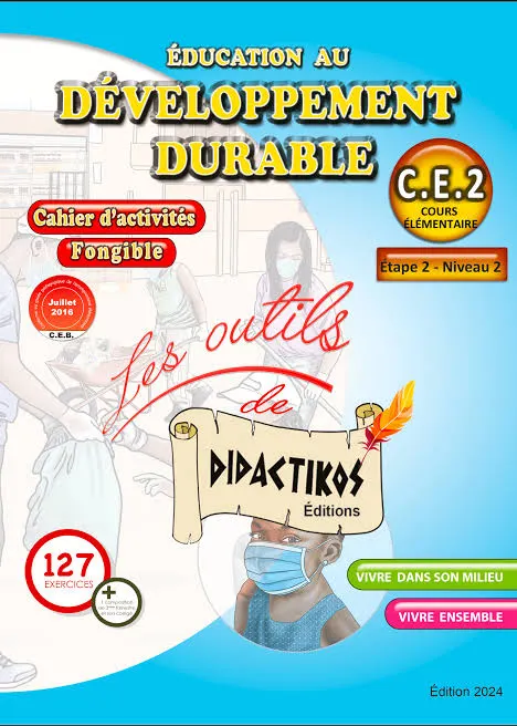 éducation au développement durable CE2 fongible cahier d'activité