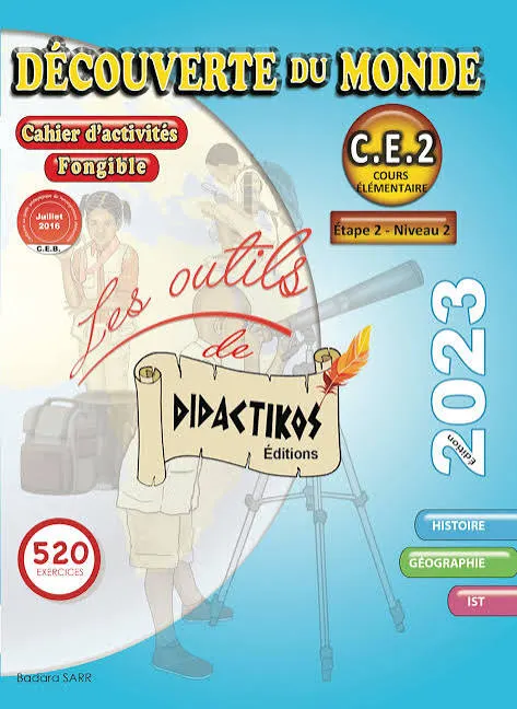 DECOUVERT DU MONDE CE2 fongible cahier d'activité