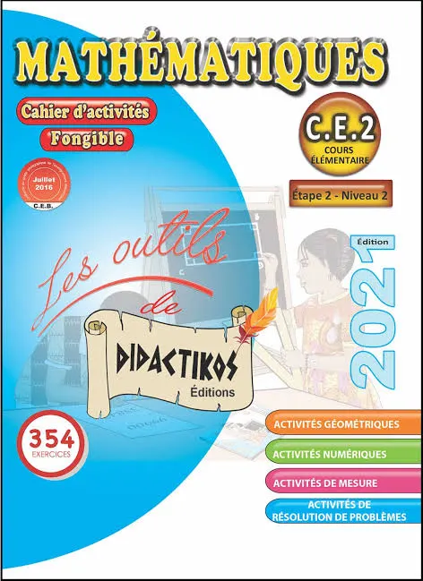 MATHEMATIQUE CE2 FONGIBLE cahier d'activité
