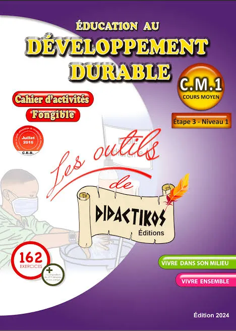 éducation au développement durable CM1 fongible cahier d'activité