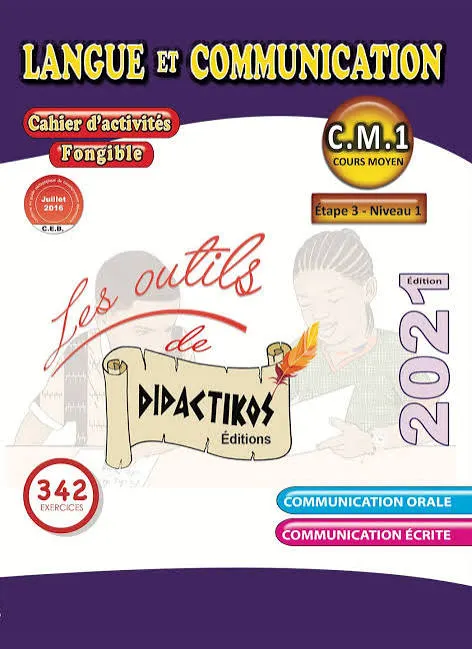 LANGUE ET COMMUNICATION CM1 fongible cahier d'activité