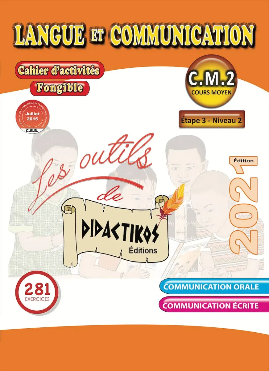 LANGUE ET COMMUNICATION CM2 fongible cahier d'activité