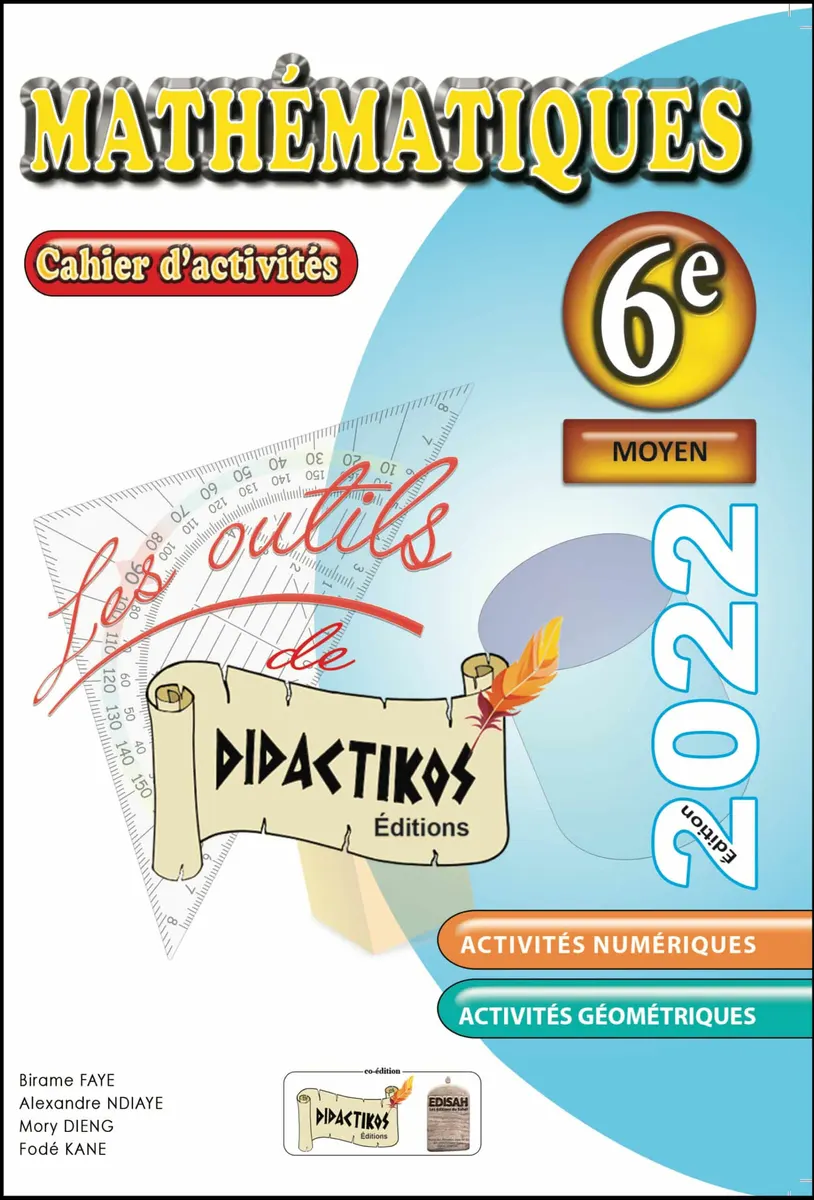 MATHEMATIQUE 6e FONGILE (cahier d'activiré)