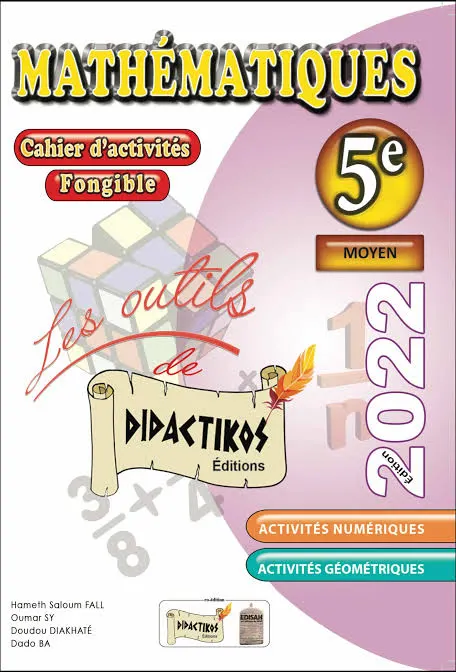 MATHEMATIQUE 5e FONGIBLE (cahier d'activté)