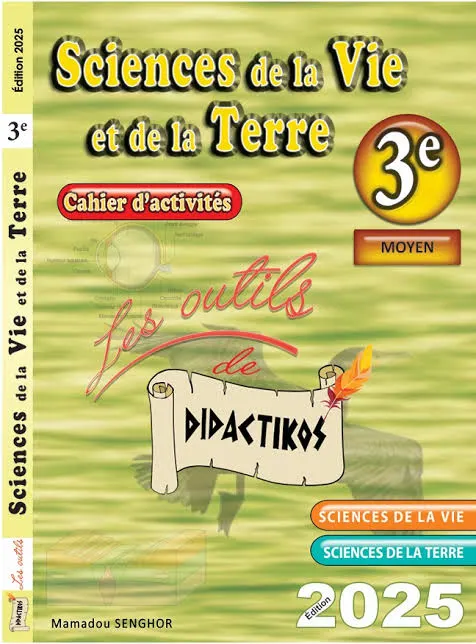 Sciences de la Vie et de la Terre 3e FONGIBLE (cahier d'activité)