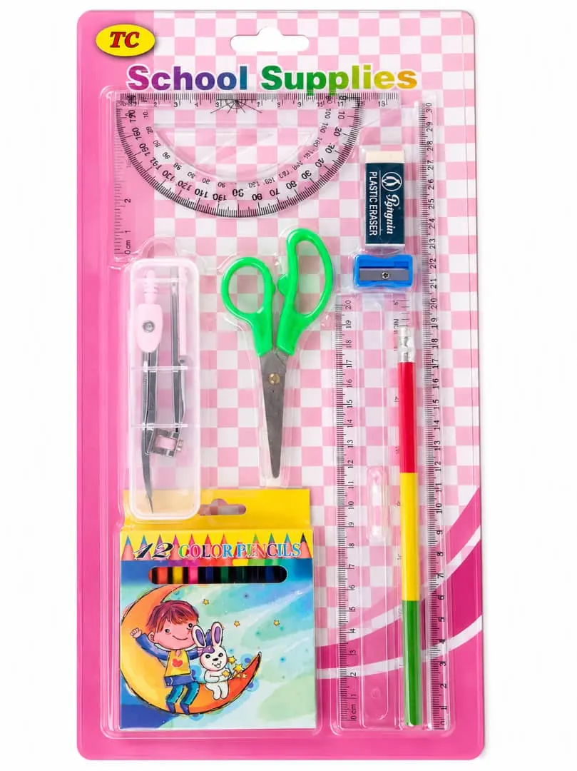 ENSEMBLE GEOMETRIE PLASTIQUE GM