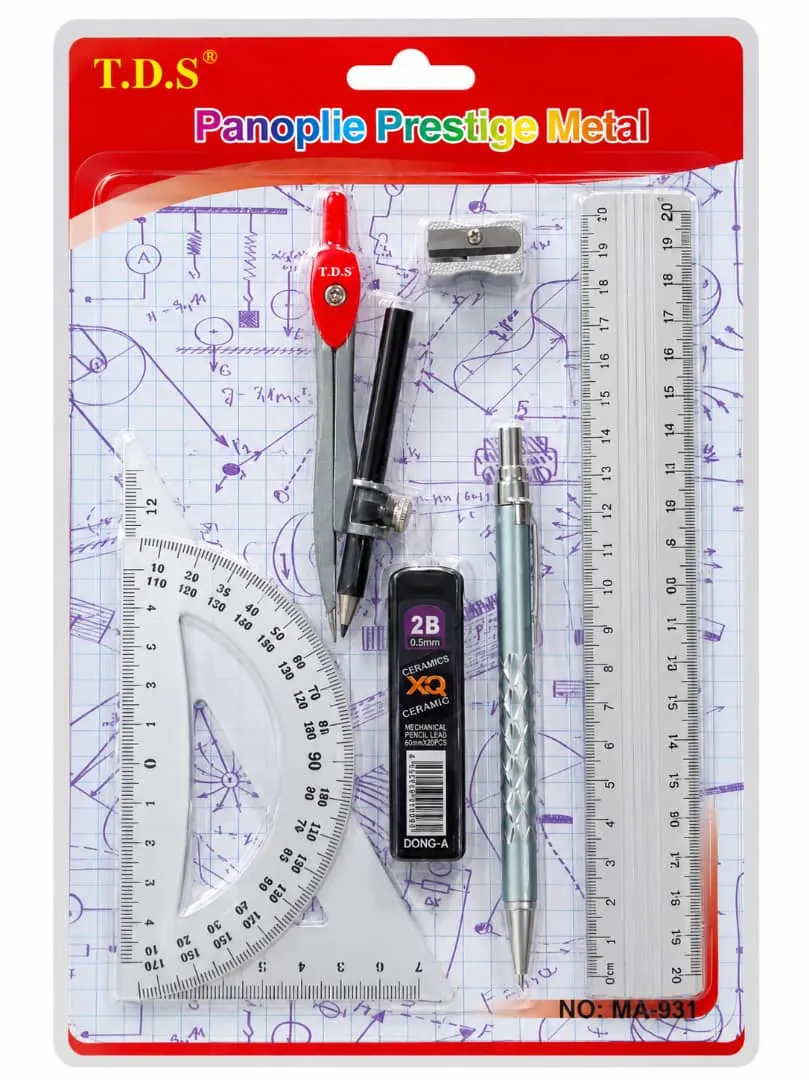 ENSEMBLE GEOMETRIE METALIQUE MM